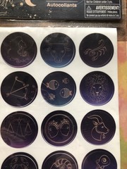 21 Astrology Stickers Sticker 1 Pack Holographic Zodiac Sign Stickers