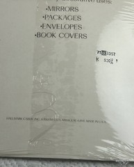 Vintage 1979 Hallmark Silver Foiled Stickers/Seals NOS Sealed (4 Sheets Per Pkg)