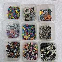 Large Lot Paper Crafts Metal Accessories Scrapbook, Journals, Cards.