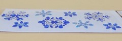 Christmas Paper Crafts SNOWFLAKE GEMS 8pc Dimensional Stickers, NEW