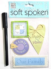 Family Memories Stickers Scrapbooking Card Journal Planner Soft Spoken