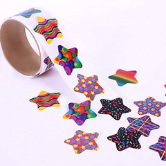 Sticker Roll 5 Rolls of Back to School Sticker Party Supplies Stickers for Kids