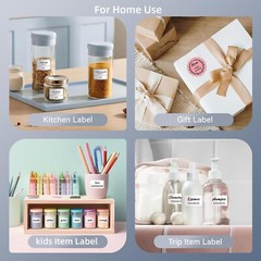 NIIMBOT Label Maker for Thank You Stickers Handmade DIY Round Sealing Labels