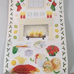 Vintage 2002 Mrs Grossmans Limited Edition Christmas Sticker Roll Lot 5 Sheets