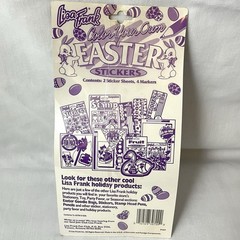 Vintage Lisa Frank Color Your Own Easter Stickers 1990’s Sealed