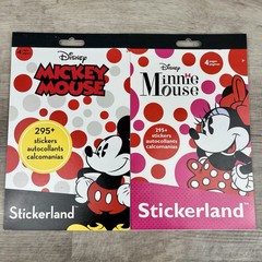 Disney Mickey & Minnie Mouse Stickerland Sticker Books 295+ Each School Gift