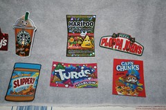 Junk Food Doody Stickers Set Of 10 – Series 5 -Poop Emoji -Novelty food parody
