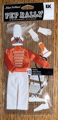 Jolees Prep Rally Orange DRILL TEAM Music Whistle Megaphone DANCE Marching Band