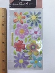 EK Success Sticko Flowers Scrapbook Stickers Lot Butterflies Stars Journal