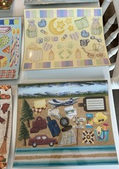 CREATIVE MEMORIES DONE WITH ONE LOT OF 8 Sealed Paper & Die Cut Shapes