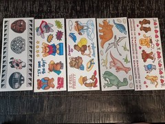 Huge Lot of 40 over-sized scrapbooking sticker sheets many brands & themes