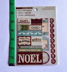 New My Mind’s Eye Lost & Found Christmas Special Edition 3 Sheet Sticker Set
