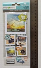 Paper House Snap Shots Road Trip Travel Vacation Scrapbooking Stickers Flip Pack