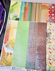 BASIC GREY ‘OBSCURE’ PAPER LOT PLUS MORE BASICGREY SCRAPBOOK PAPER JOURNALING