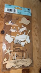 Jolee’s Boutique 3-D SAND THEME Castle Crab Beach Theme 73390