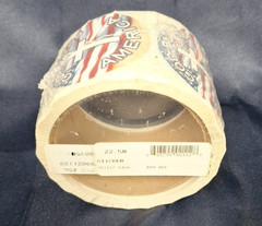 God Bless America Cross Flag Sticker Roll 250 Count Sealed Christian Patriotic