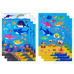 Baby Shark 165ct Stickers Standard Glossy 6 Sheets by American Greeting