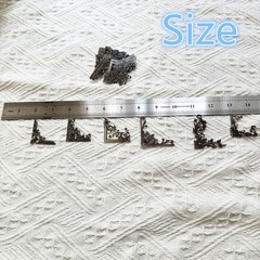 24Pieces Vintage Frame Corner Stickers, Scrapbook Decorative Paper Bronze