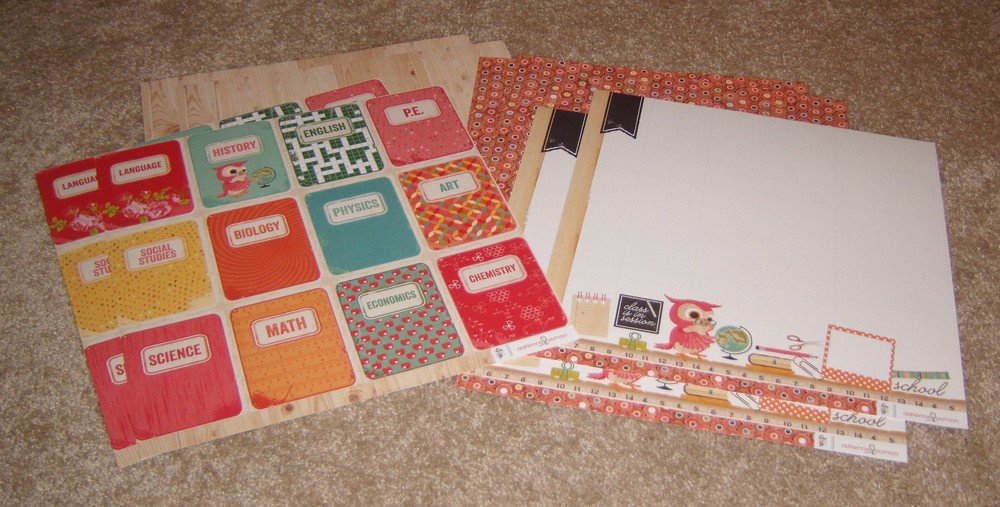 Webster’s Pages School «Hall Pass» Paper Lot of Eight