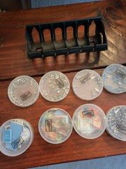 Stampin up–Tool Kit, Hodgepodge hardware, organizer, lots of embellishments