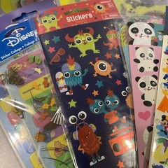 Large Lot of Scrapbooking School Stickers Great Variety! Lots Of Themes. (D)