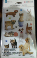 NEW Kid Squad 54 piece cat & dog stickers