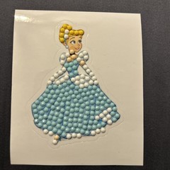 New! Cinderella STICKER Princess Diamond Art Decor Scrapbooking Disney