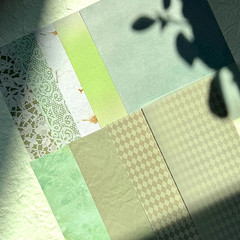15 Sheets Handmade Scrapbook Paper Craft Mesh Fabric Scrapbooking Supplies Aesth