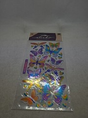 Lot of Sticko Stickers – 4 Packs – Butterfly Foil, Baby, Cupcakes, Valentines