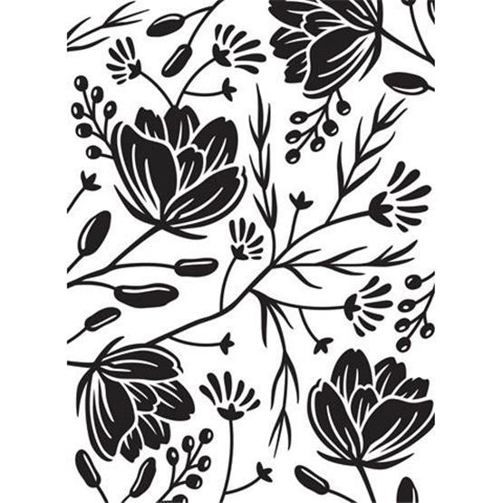 #251 Darice Embossing Folder Essentials » FLOWER PODS » #30023113