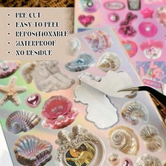 Vintage Scrapbook Sticker Book – 30 Sheets Glossy, Matte, Textured Retro Ephemer