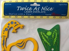 SNORKELING Laser Overlay Die-Cuts(3pc)DCWV•Flippers•Diving •Mask•Ocean•Tropical