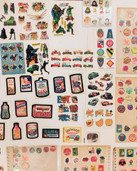 Vintage 1980s Stickers Lot With Mello Smellos Sticker Album Scratch & Sniff