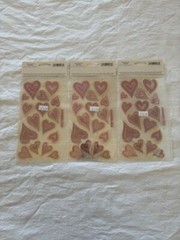 New Lot of 8 Vellum Stickers Sticko Hearts Butterfly Planner Valentine’s