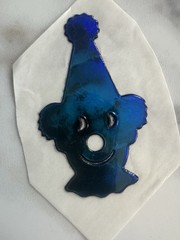 Rare Vintage 80s Mystik Oilies Oilie Oily Clown Touch Sticker 1980s Rare