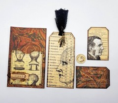 1-Halloween-Anatomy-Pocket-Embellishments-Junk Journal-Gothic-Linen Cardstock
