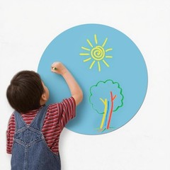 Durable 11.8-Inch Dry Erase Dots – 10 Colorful Adhesive Stickers for Classroom
