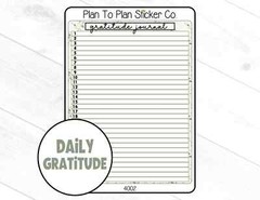 4002~~Daily Gratitude Planner Stickers.