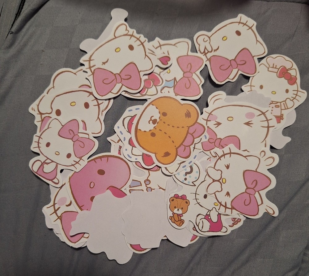 Set Of 50 Random Assortment Of Hello Kitty AND Friends Sticker Lot