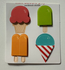 Bella Blvd-BELLA Pops-No Original Packaging- Ice Cream Truck, Globe, 4th of July
