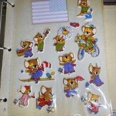 2500+ Stickers Vintage 80s Puff Scratch N Sniff Binder 48 Pages Michael Jackson