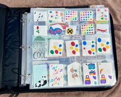 Crop In Style Binder With Lots Of Stickers ~ 17 Sheets full ~ All brands