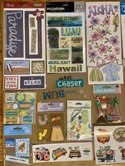 Hawaii Scrapbook Cardmaking Lot! Stickers, Etc. Jolee’s Boutique, Creative Imag.