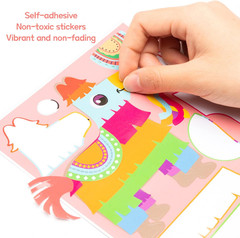 Make Your Own Fiesta Stickers Sheet – 36Pcs Make a Face Stickers Game Mexican Fi