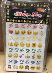Emoji Stickers 288 Count sticker fun emoticons