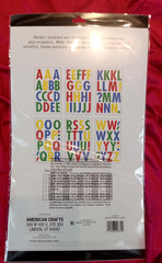 PEEL & STICK Sticko Alphabet Stickers 97/Pkg-BOLD – Extra Large 3″ LETTERS