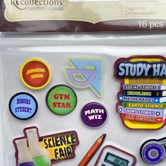 Jr High Science Fair Math Honors Gym Backpack Locker Padlock Scrapbook Stickers