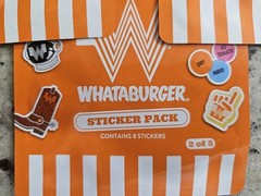 Whataburger 2026 Stickers Complete Set Packs 1-5 Brand New Sealed