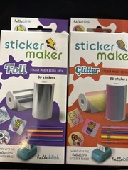 Hello Blink 80 Count Art and Design Foil & Glitter Sticker Maker Refill 4pk 7A