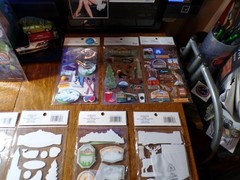 RECOLLECTIONS DIE-CUT STICKERS LOT OF [10] DIFFERENT [LOWEST ON eBay] FREE SHIP!